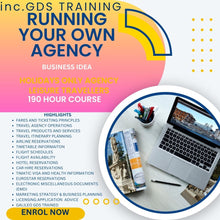 Running Your Own Travel Agency -  LEISURE HOLIDAY TRAVELLERS ONLY