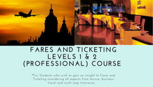 Airline Fares and Ticketing Levels 1 & 2 (Professional) Distance Home Study Course