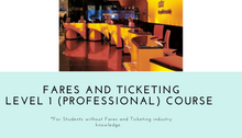 Airline Fares & Ticketing  Level 1 (Professional) Distance Home Study Course - INTERMEDIATE