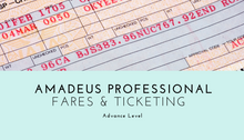 Amadeus Professional Airline Reservations, Airfares and Ticket Exchange - Advance Level