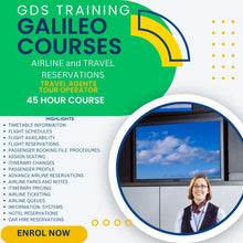 Galileo Training | Fares and Ticketing | GDS Training | GDS Training Course | GDS Training System | Airline Ticketing Training | Galileo Software | Airline Reservations | Travel Agents Training | Travel and Tourism