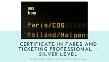 Certificate in Fares and Ticketing Professional Course - Silver Level