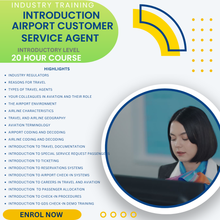 Introduction to Airport Customer Service Agent  - £37.00