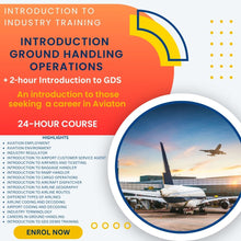 NEW - Introduction Aviation Ground Handling Operations  + 2-hour GDS Demo Included