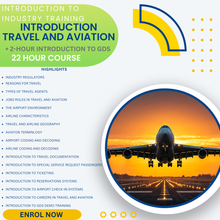 Introduction to Travel and Aviation + 2-hour GDS Demo Included - £47.00