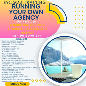 Running Your Own Agency - HOLIDAY LEISURE & BUSINESS TRAVELLERS