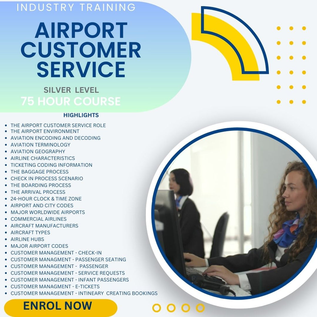 Airport Customer/Passenger Services - Silver Level
