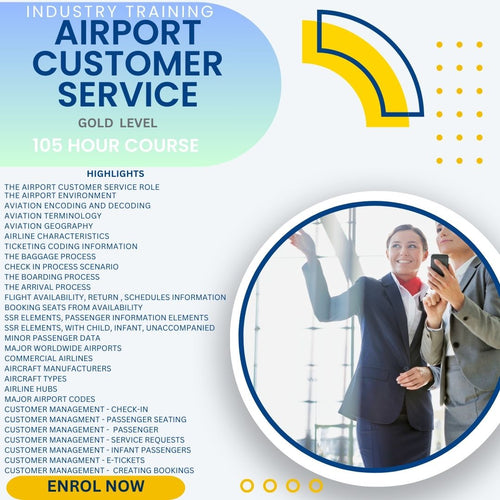 AIRPORT CUSTOMER SERVICE PROFESSIONAL (Intermediate)  - Gold  Level
