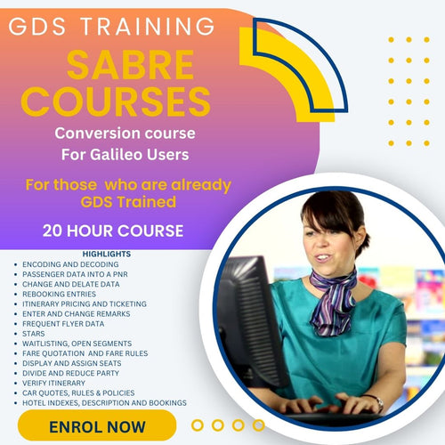 GDS Conversion Courses: Sabre Conversion Course for Galileo Users
