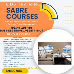 Sabre Training | Fares and Ticketing | GDS Training | GDS Training Course | GDS Training System | Airline Ticketing Training | Sabre Software | Business Travel Management | Business Travel TMC |