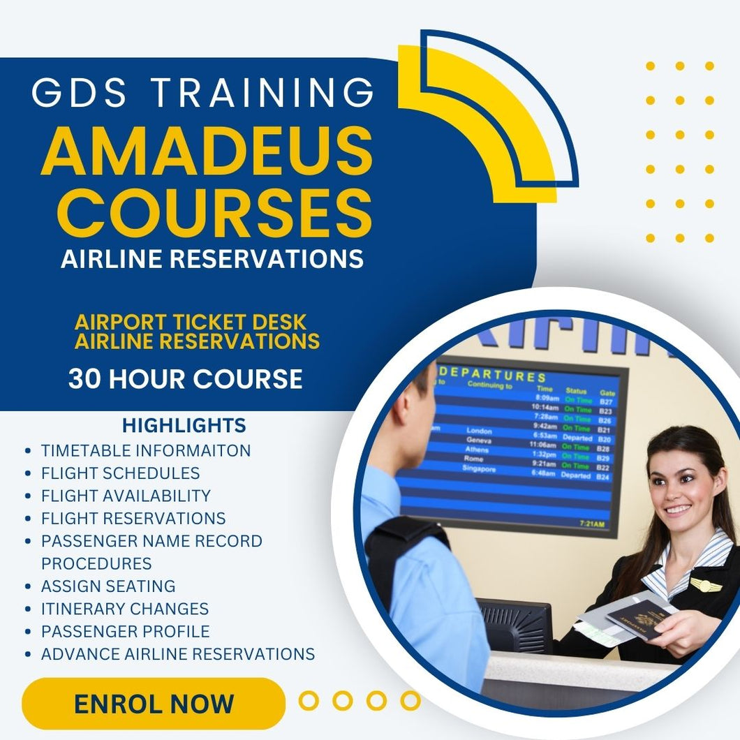 Amadeus Training | GDS Training | GDS Training Course | GDS Training System | Airline Ticketing Training | Amadeus Software 