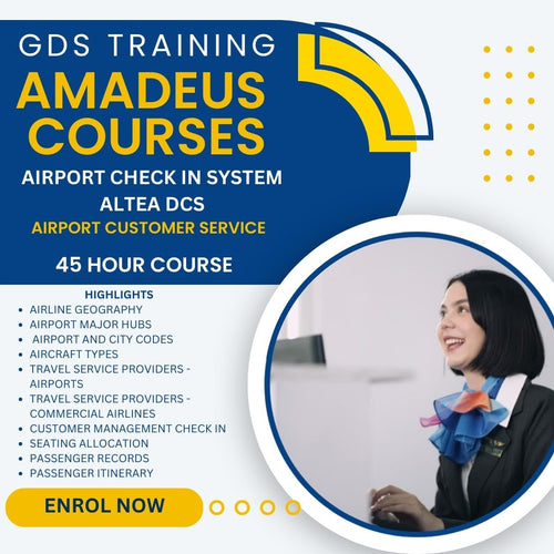 Travel and Tourism | Amadeus Training |  DCS Altea Training | Amadeus DCS Altea |  GDS DCS Training | Airport Check In Training | Amadeus Airport Training 