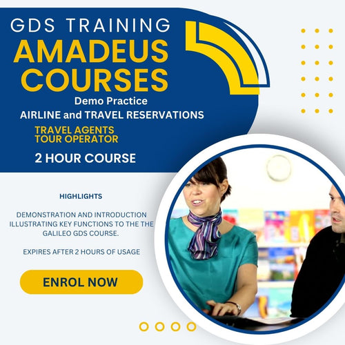 GDS Demo Training Courses - AMADEUS Airline Fares Hotel Car Hire & Eurostar Reservations.